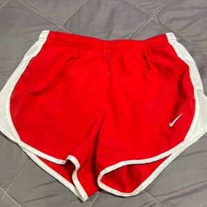 medium red shorts